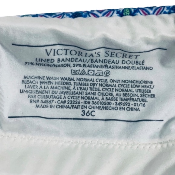 Victoria Secret Swim Bikini Top 32C Like New! - Picture 4 of 4